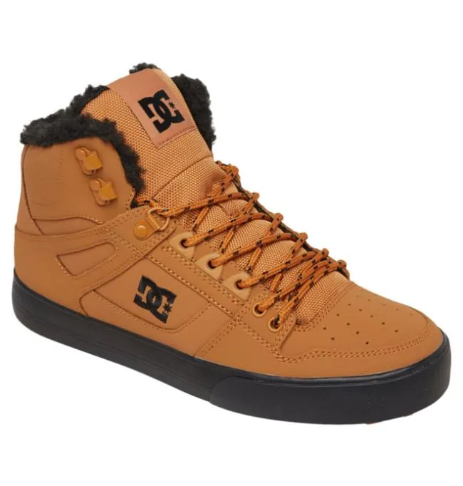 Men Winter Boots DC Men039s Pure Winter Shoes WheatBlack