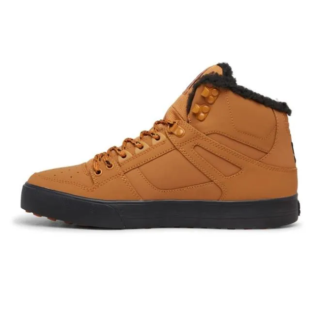 Men Winter Boots DC Men039s Pure Winter Shoes WheatBlack
