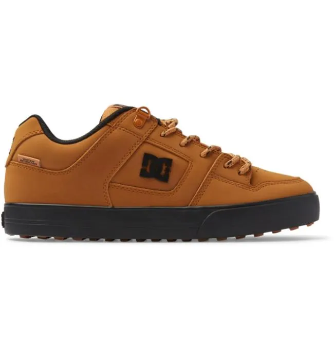 Men Winter Boots DC Men039s Pure Winterized Skate Shoes Wheat