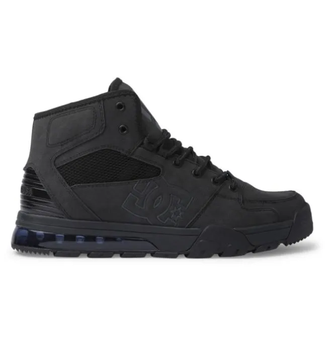 Men Winter Boots DC Men039s Versatile HI HighTop WaterResistant Winter Boots BlackBlackBlack