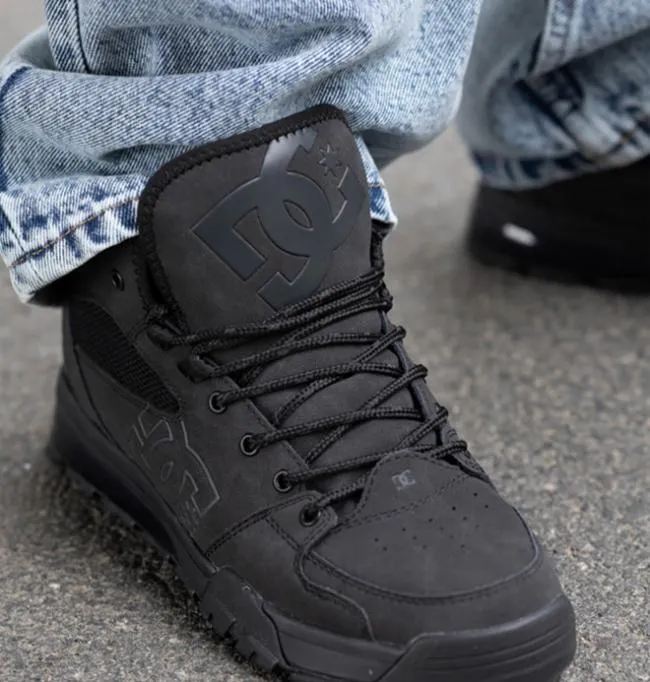 Men Winter Boots DC Men039s Versatile HI HighTop WaterResistant Winter Boots BlackBlackBlack Men Winter Boots DC Men039s Versatile HI HighTop WaterResistant Winter Boots BlackBlackBlack
