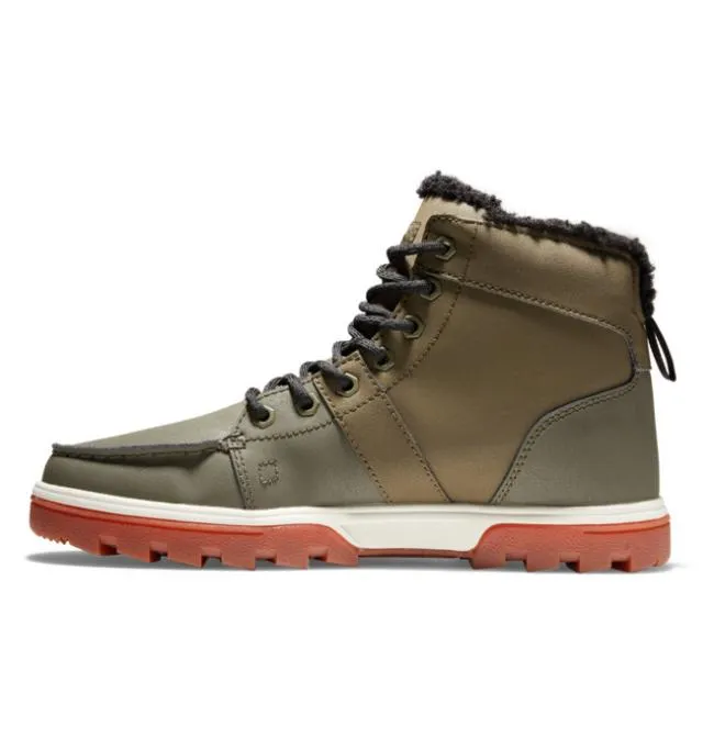 Men Winter Boots DC Men039s Woodland Winter Boots Light OliveOyster