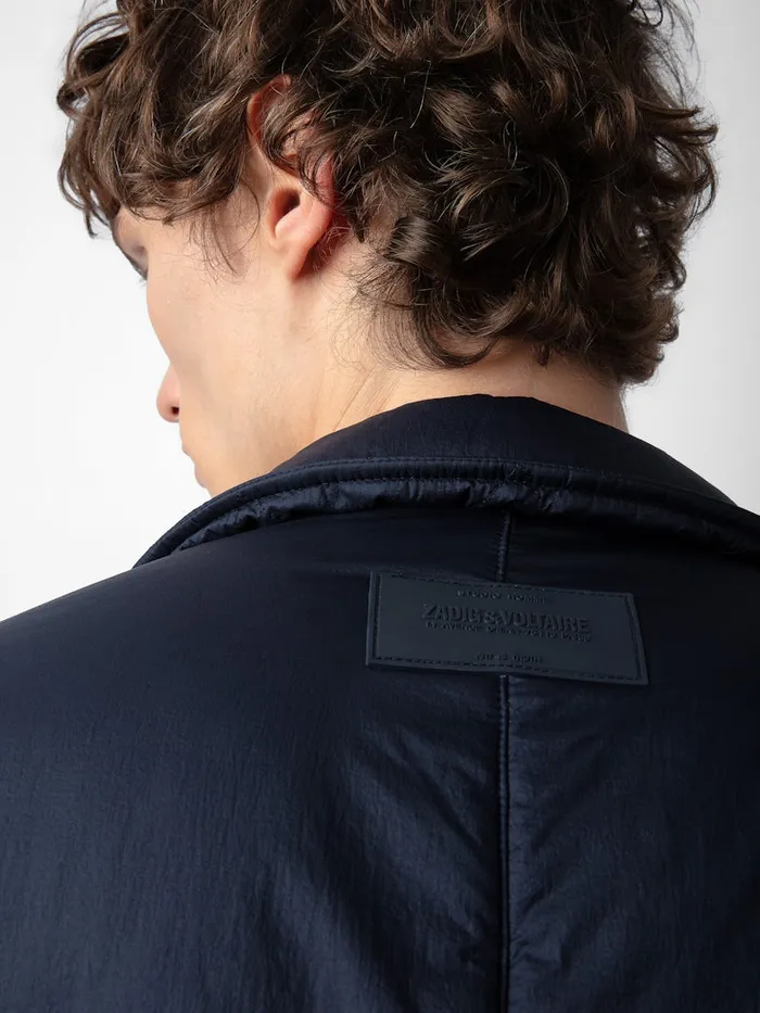 Men Zadig and Voltaire Jackets and Coats Back Jacket Encre