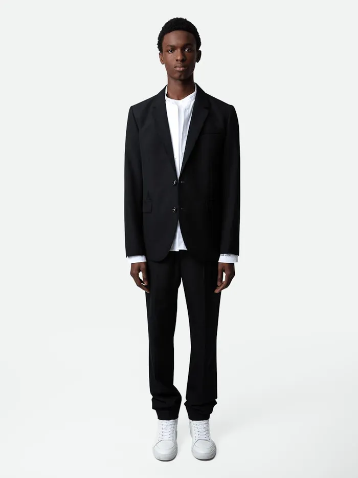 Men Zadig and Voltaire Jackets and Coats Viks Blazer Black