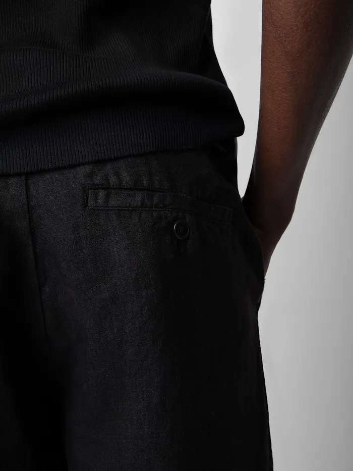 Men Zadig and Voltaire Pants and Shorts Pierce Linen Pants Black