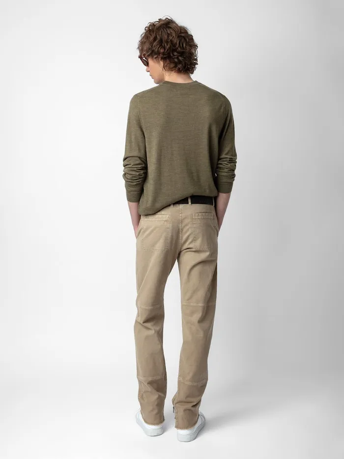 Men Zadig and Voltaire Pants and Shorts Pocky Pants Light Beige