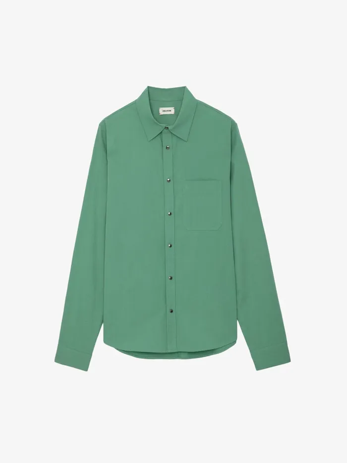 Men Zadig and Voltaire Shirts Stan Shirt Peppermint