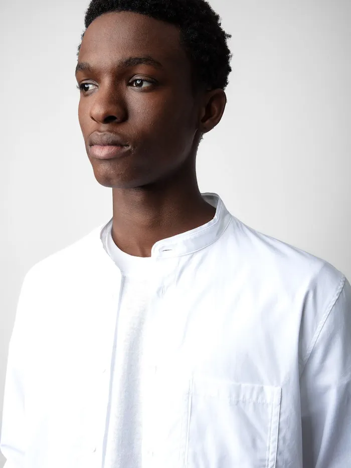 Men Zadig and Voltaire Shirts Sydney Shirt White