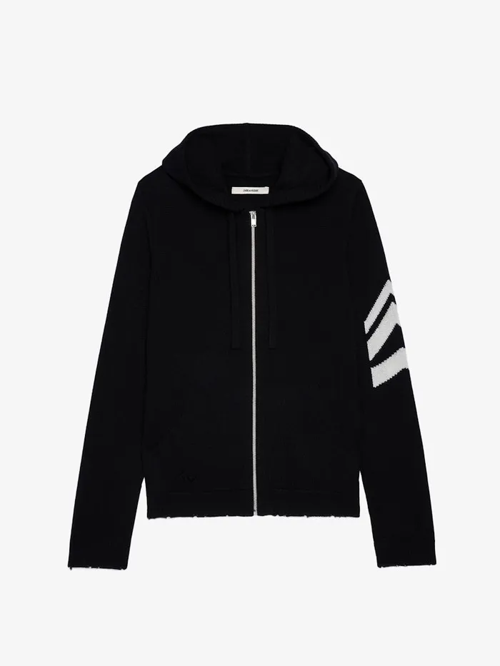 Men Zadig and Voltaire Sweaters and Cardigans Clash Cardigan Black