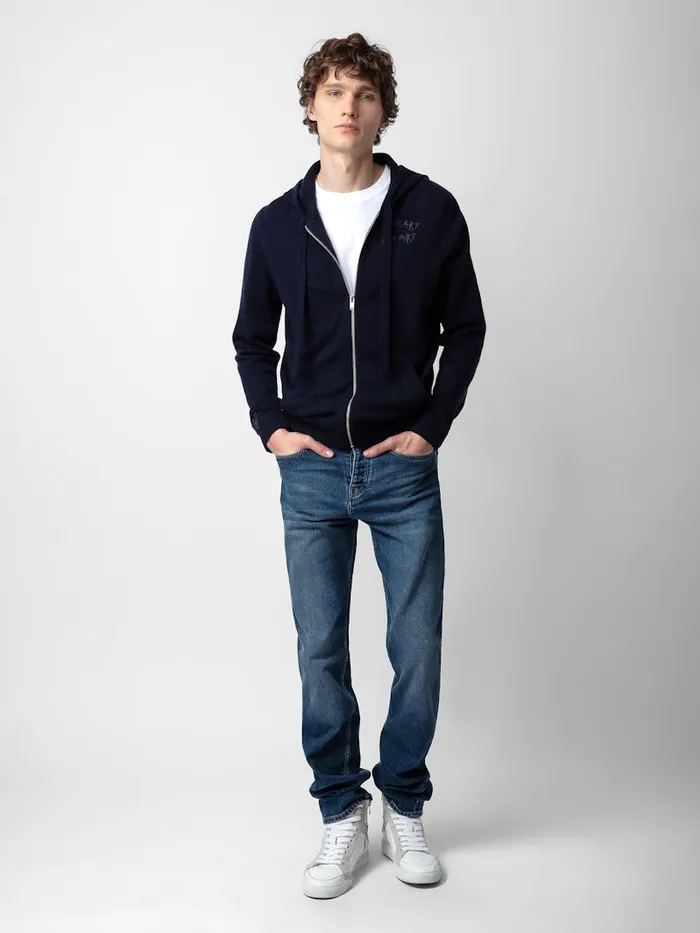 Men Zadig and Voltaire Sweaters and Cardigans Clash Cardigan Encre