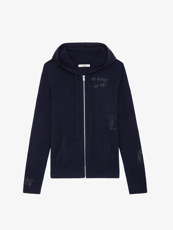 Men Zadig and Voltaire Sweaters and Cardigans Clash Cardigan Encre