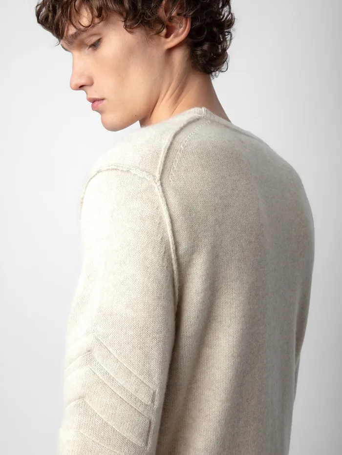 Men Zadig and Voltaire Sweaters and Cardigans Kennedy Cashmere Sweater Sugar