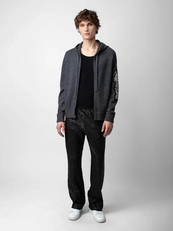 Men Zadig and Voltaire Sweaters and Cardigans Oliver Cardigan Anthracite