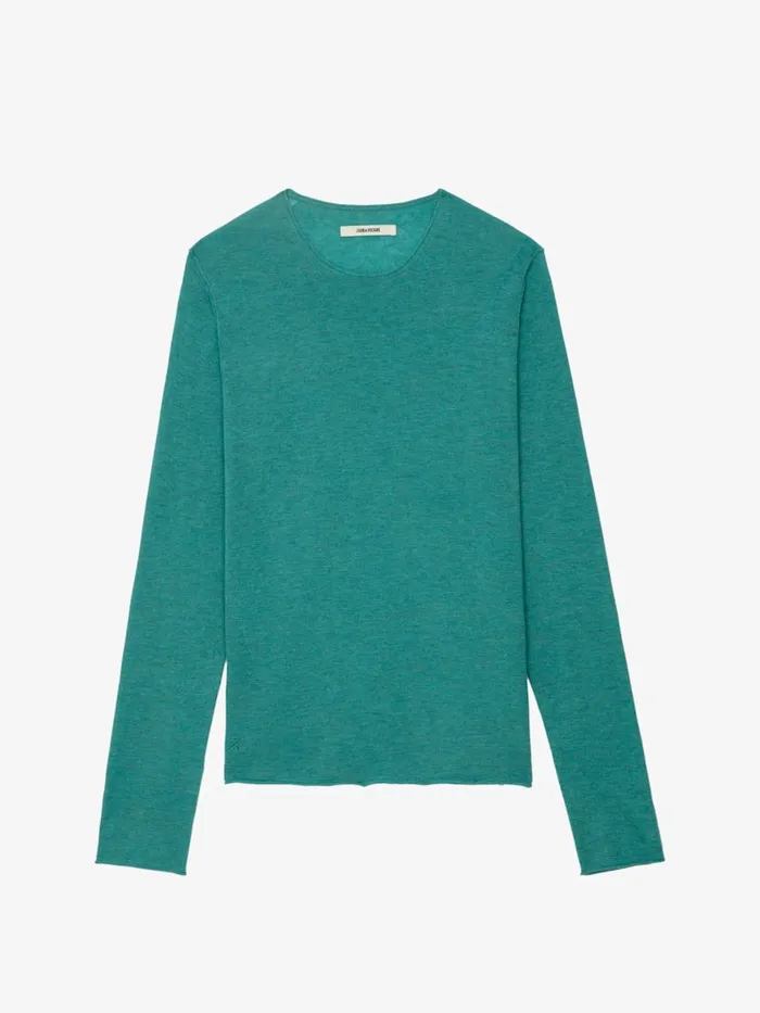 Men Zadig and Voltaire Sweaters and Cardigans Teiss Cashmere Sweater Aqua