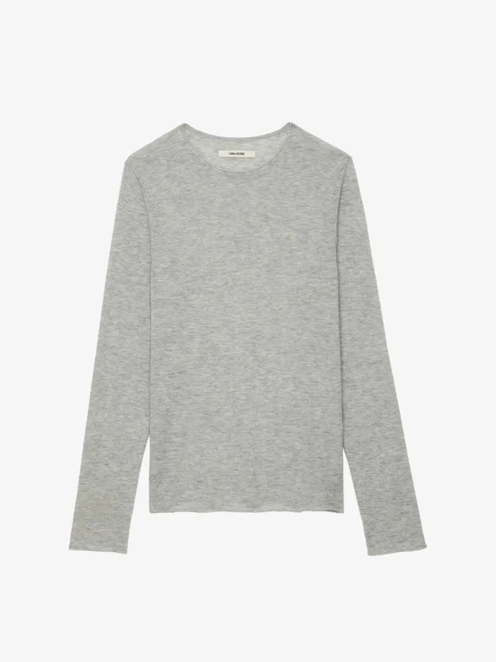 Men Zadig and Voltaire Sweaters and Cardigans Teiss Cashmere Sweater Light Grey