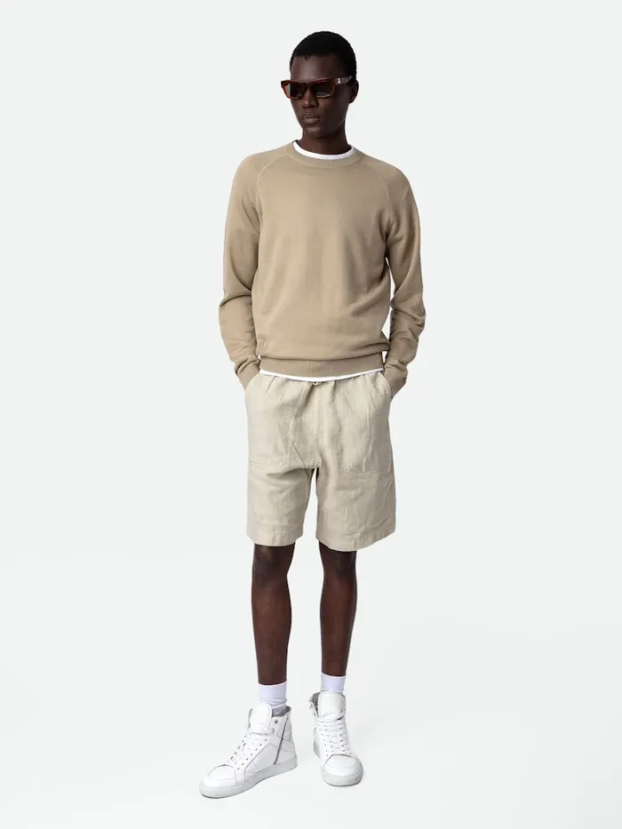 Men Zadig and Voltaire Sweaters and Cardigans Thomaso Sweater Light Beige