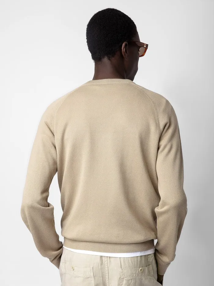 Men Zadig and Voltaire Sweaters and Cardigans Thomaso Sweater Light Beige