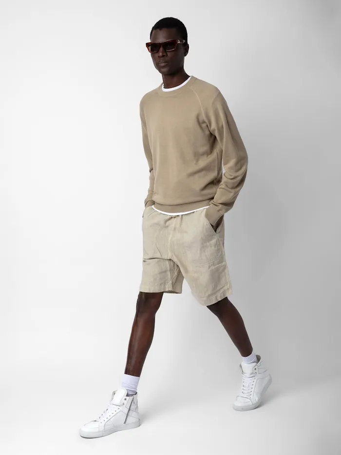 Men Zadig and Voltaire Sweaters and Cardigans Thomaso Sweater Light Beige