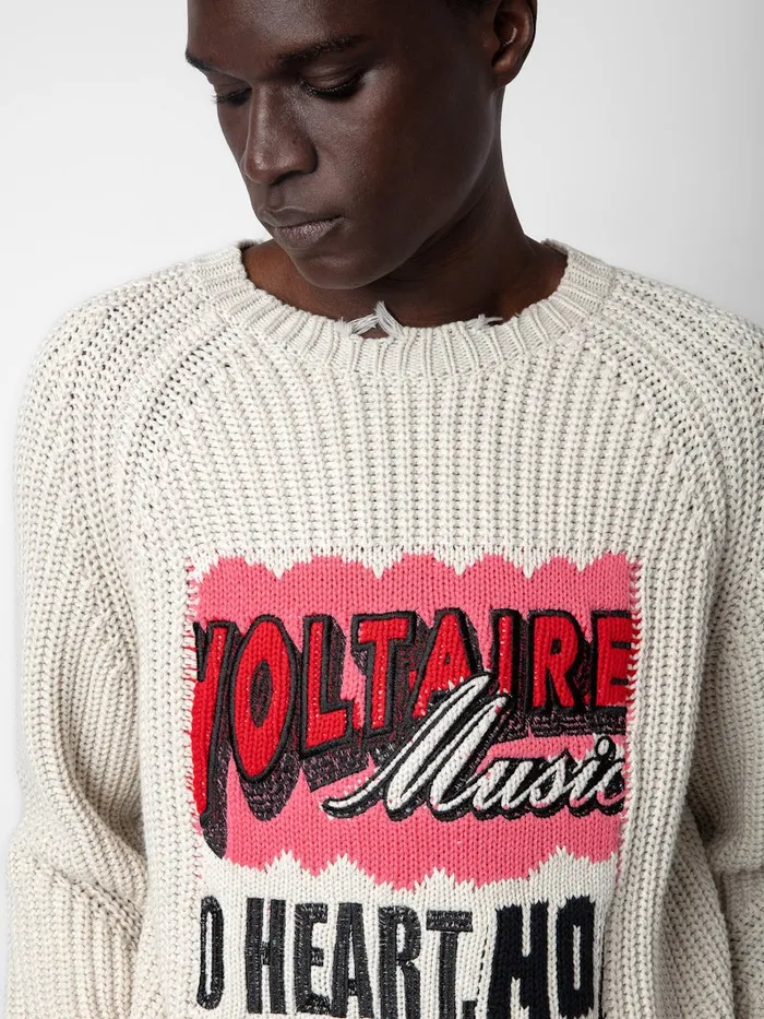 Men Zadig and Voltaire Sweaters and Cardigans Tim Sweater Naturel