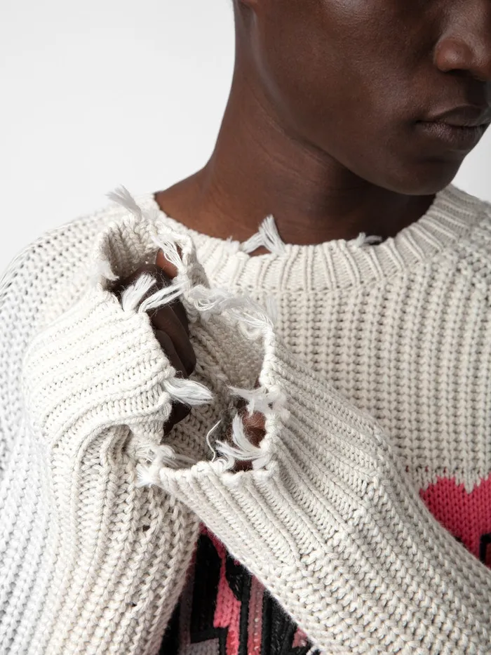 Men Zadig and Voltaire Sweaters and Cardigans Tim Sweater Naturel