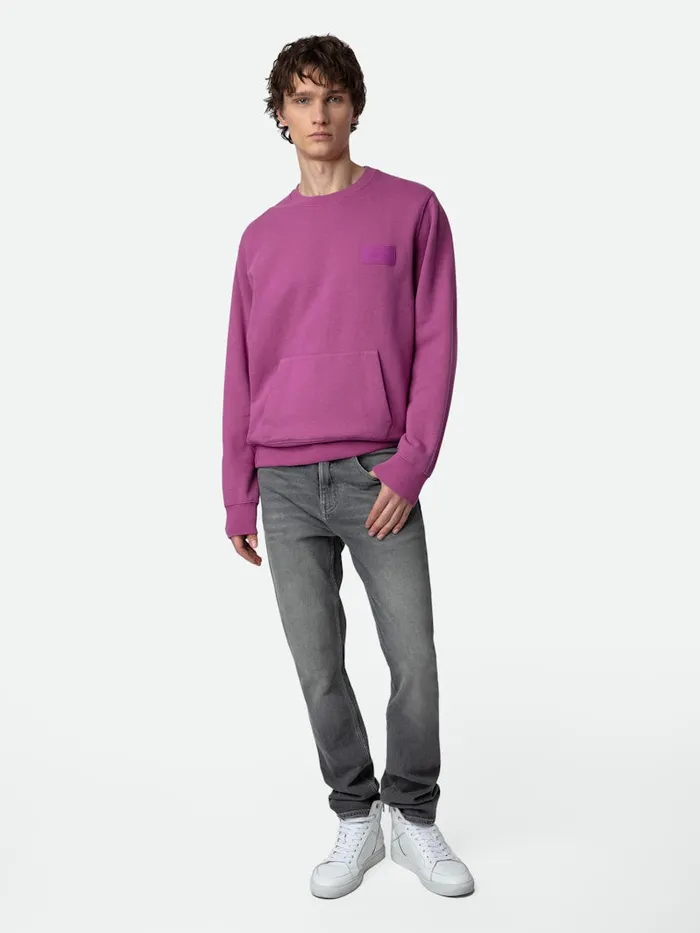 Men Zadig and Voltaire Sweatshirts Aime Sweatshirt Anemone