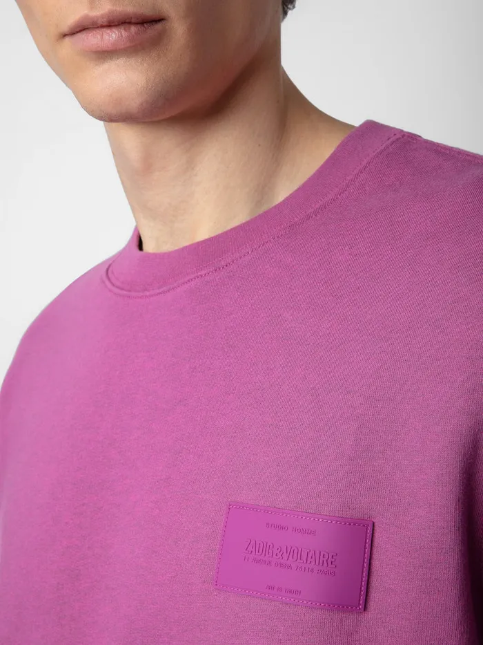 Men Zadig and Voltaire Sweatshirts Aime Sweatshirt Anemone