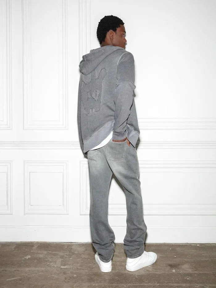 Men Zadig and Voltaire Sweatshirts Alex Skull Sweatshirt Anthracite