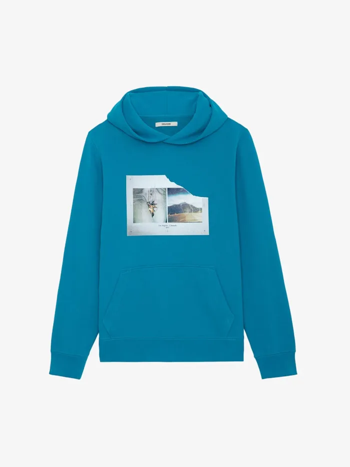 Men Zadig and Voltaire Sweatshirts Sanchi Photoprint Sweatshirt Duck