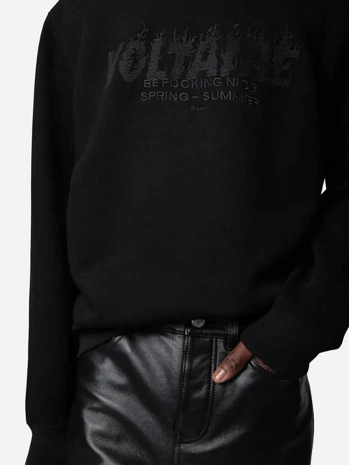 Men Zadig and Voltaire Sweatshirts Simba Sweatshirt Black