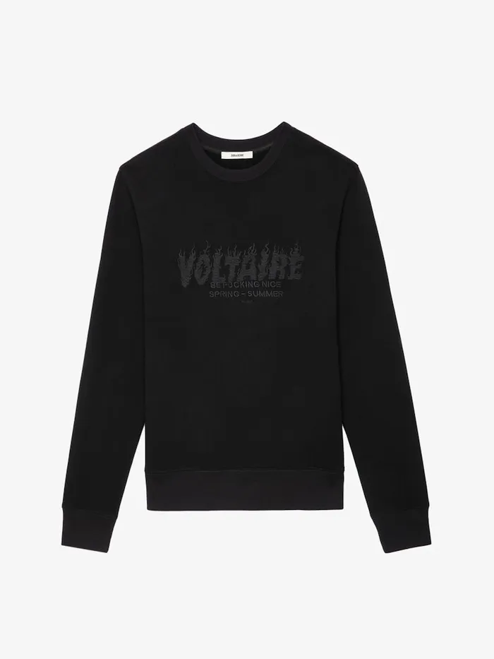 Men Zadig and Voltaire Sweatshirts Simba Sweatshirt Black