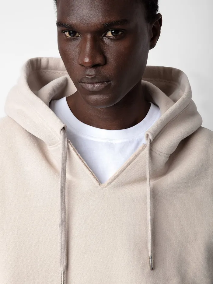 Men Zadig and Voltaire Sweatshirts Soda Sweatshirt Naturel