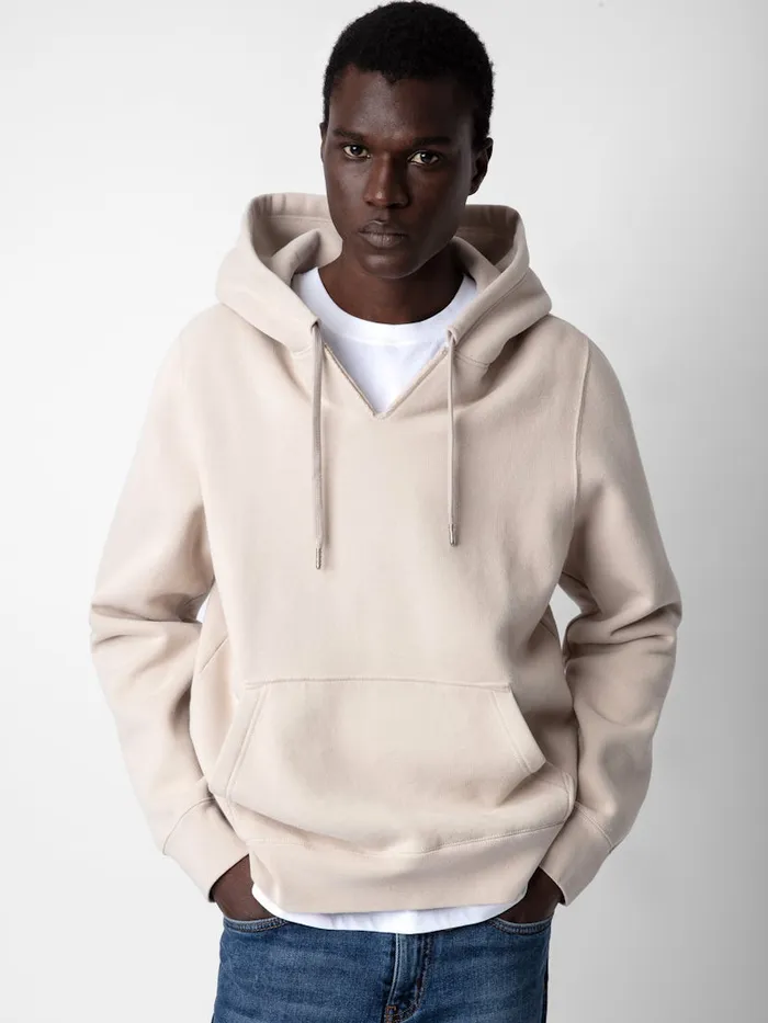 Men Zadig and Voltaire Sweatshirts Soda Sweatshirt Naturel