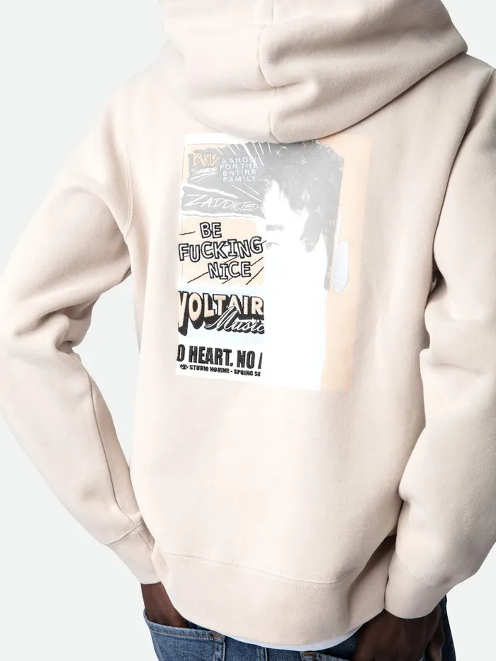 Men Zadig and Voltaire Sweatshirts Soda Sweatshirt Naturel