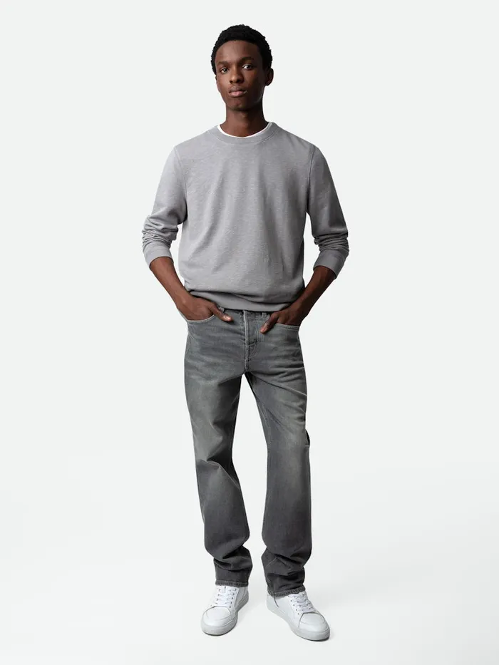 Men Zadig and Voltaire Sweatshirts Stony Sweatshirt Iron