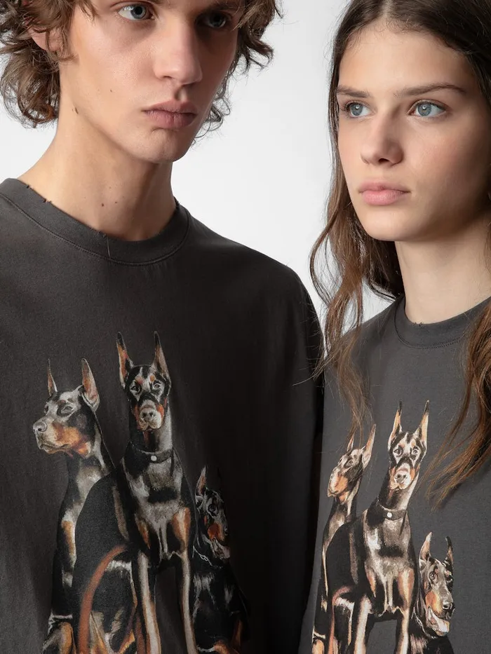 Men Zadig and Voltaire TShirts Jimmy Tshirt Elephant