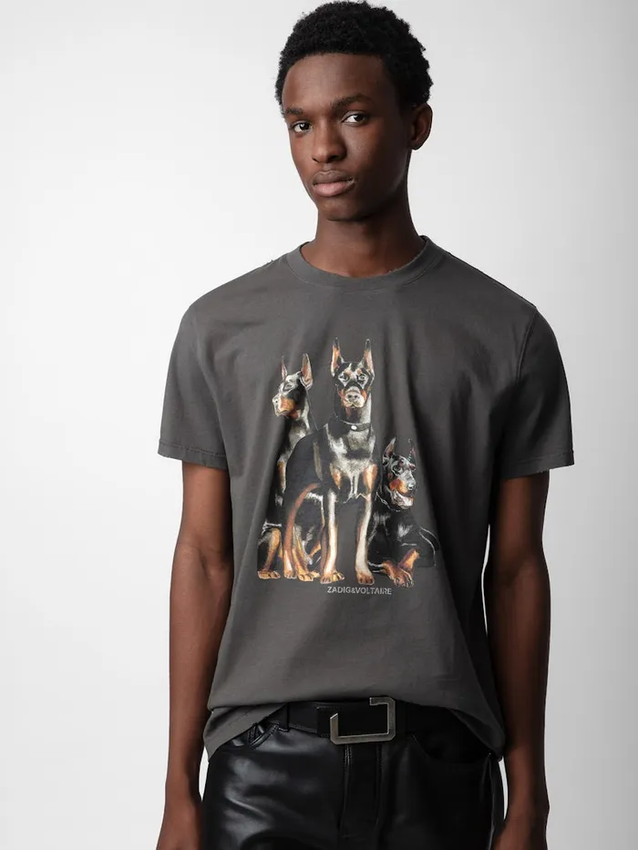 Men Zadig and Voltaire TShirts Jimmy Tshirt Elephant