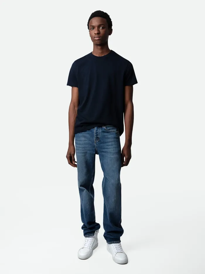 Men Zadig and Voltaire TShirts Jimmy TShirt Encre