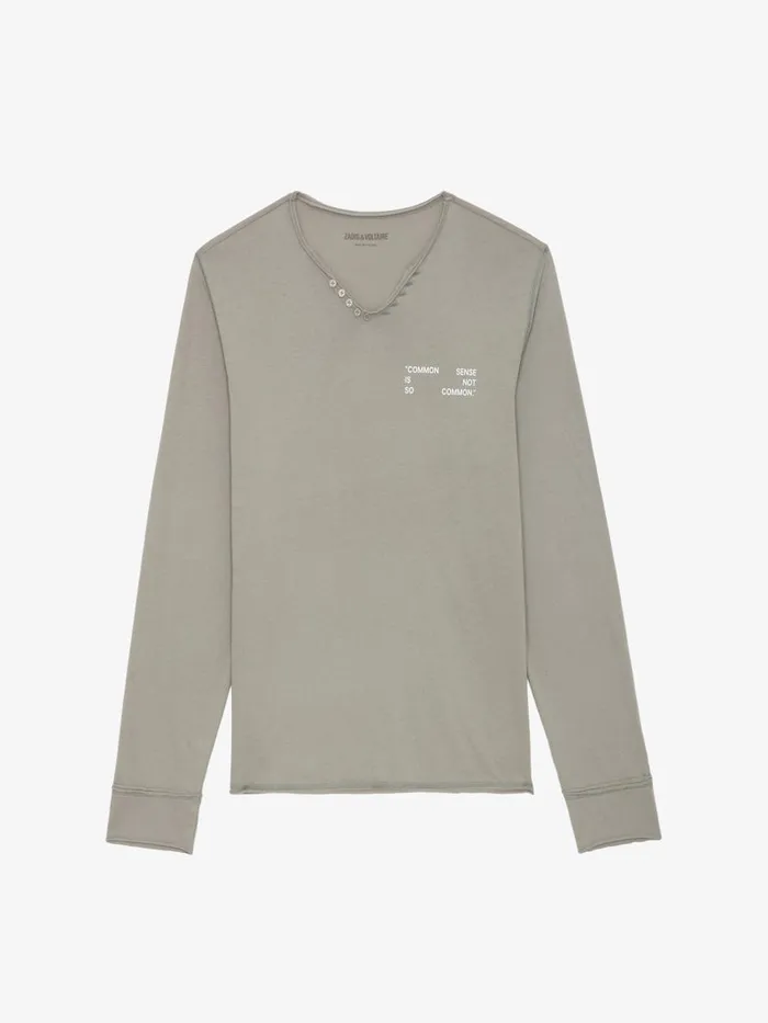 Men Zadig and Voltaire TShirts Monastir Photoprint Tshirt Trellis