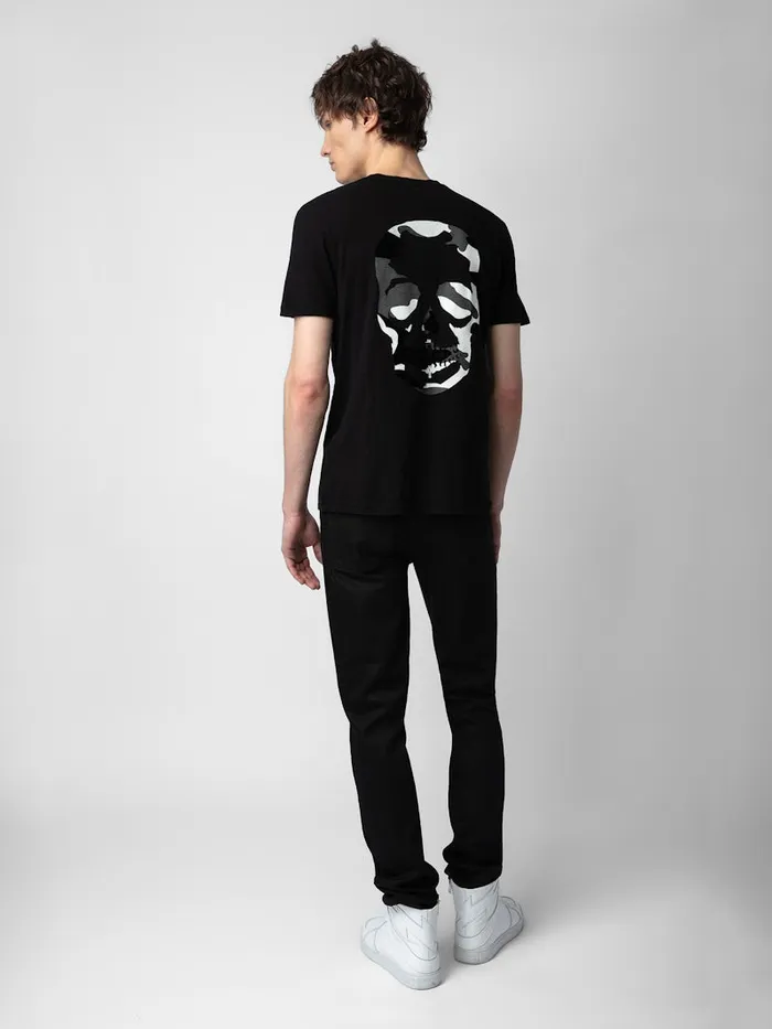 Men Zadig and Voltaire TShirts Stockholm TShirt Black