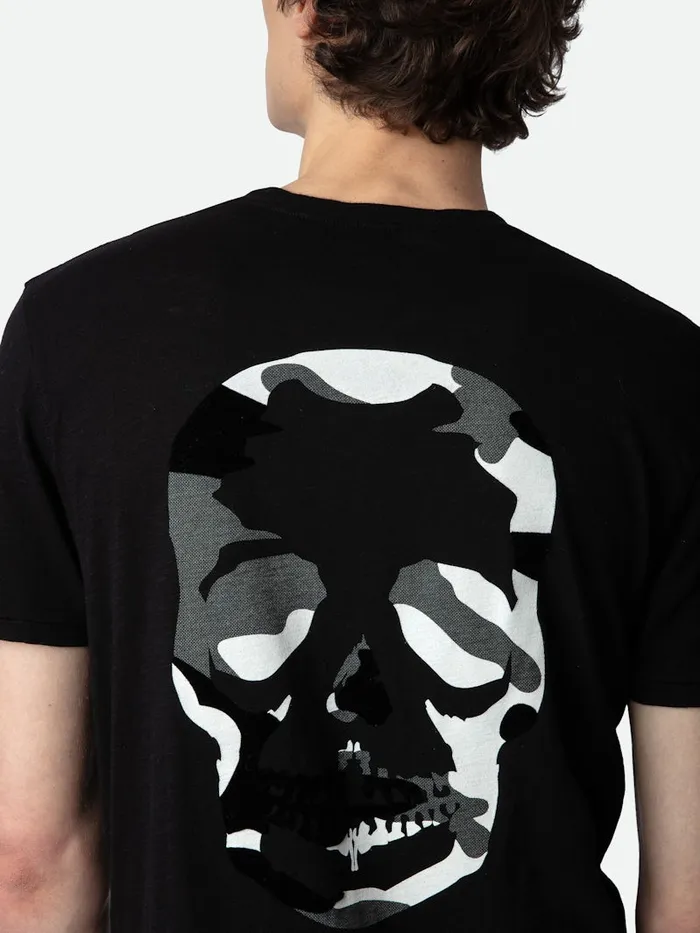 Men Zadig and Voltaire TShirts Stockholm TShirt Black