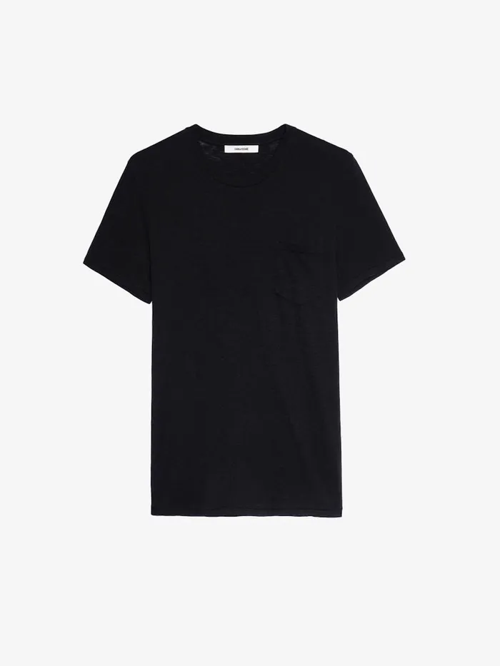 Men Zadig and Voltaire TShirts Stockholm TShirt Black