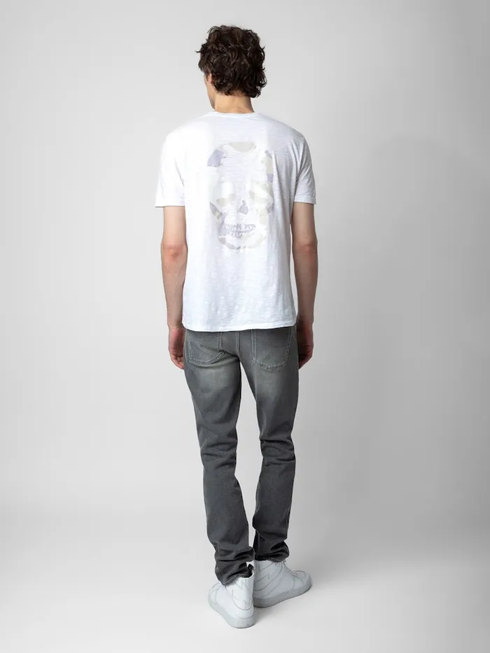 Men Zadig and Voltaire TShirts Stockholm TShirt White