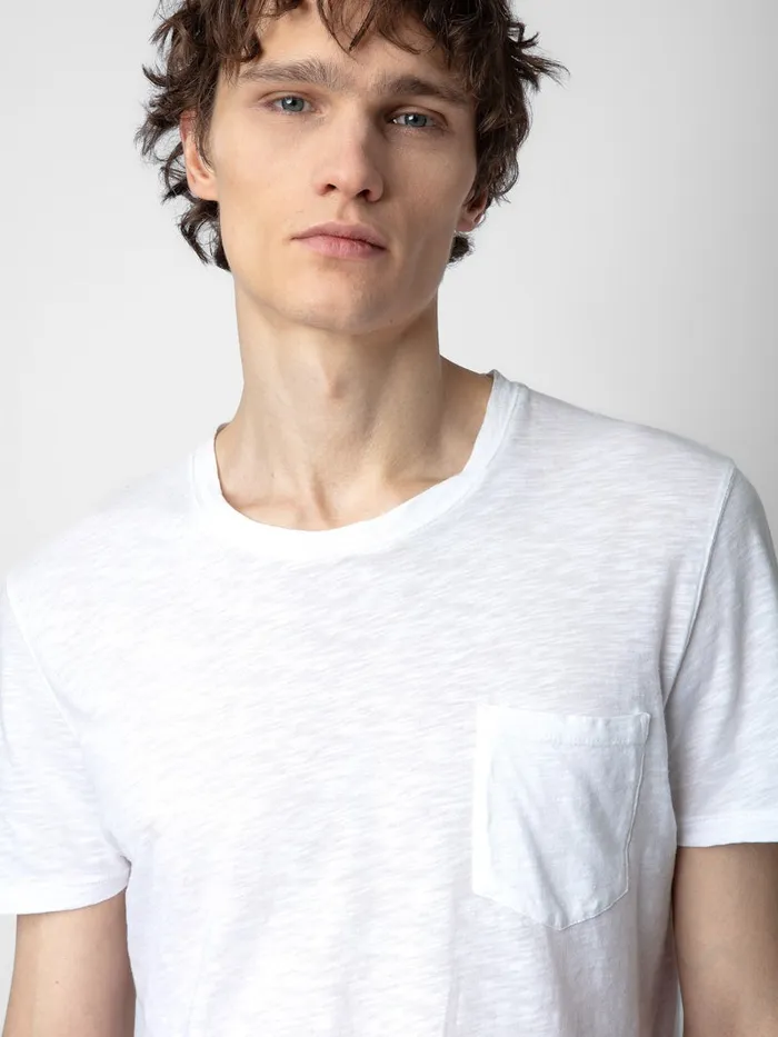 Men Zadig and Voltaire TShirts Stockholm TShirt White