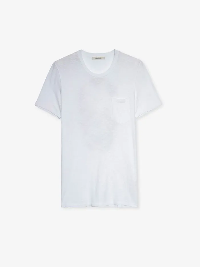 Men Zadig and Voltaire TShirts Stockholm TShirt White