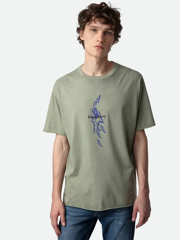 Men Zadig and Voltaire TShirts Thilo Tshirt Trellis