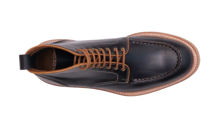 Michigan 8211 Black Waxy Calf Mens Barker Shoes Derbys