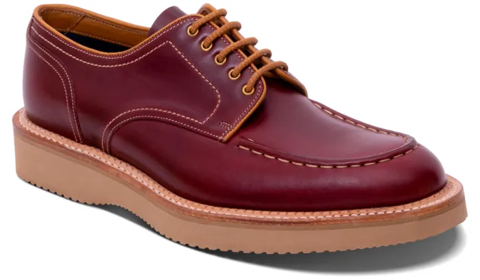 Michigan 8211 Burgundy Waxy Calf Mens Barker Shoes Derbys