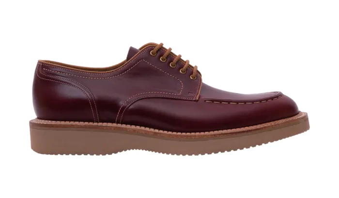 Michigan 8211 Burgundy Waxy Calf Mens Barker Shoes Derbys