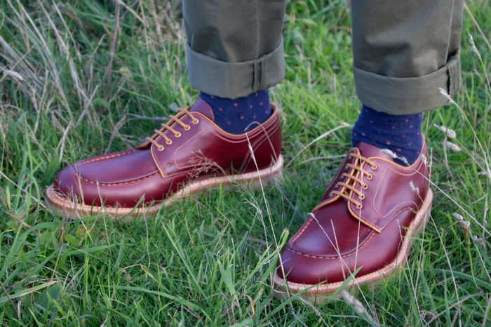 Michigan 8211 Burgundy Waxy Calf Mens Barker Shoes Derbys