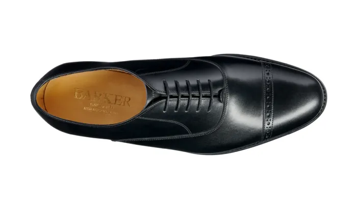 Midhurst 8211 Black Calf Mens Barker Shoes Brogues